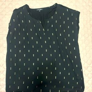 Paper moon black and gold shirt